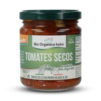 Bote de tomates secos eco marca Bio orgánica italia
