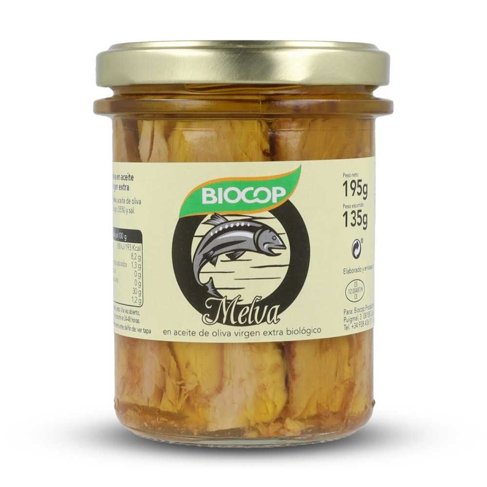frasco de Conserva de pescado azul bio