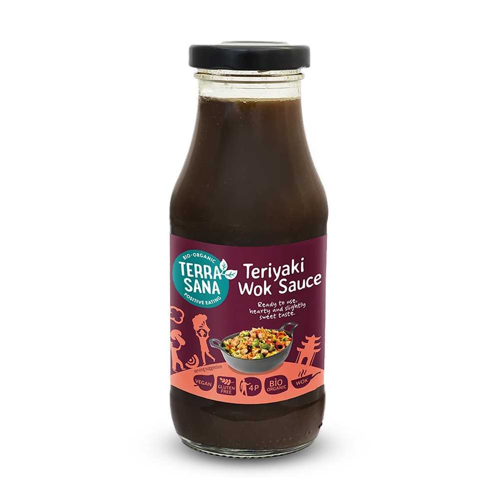 Salsa Wok Teriyaki Vegano 240ml Eco Terra Sana