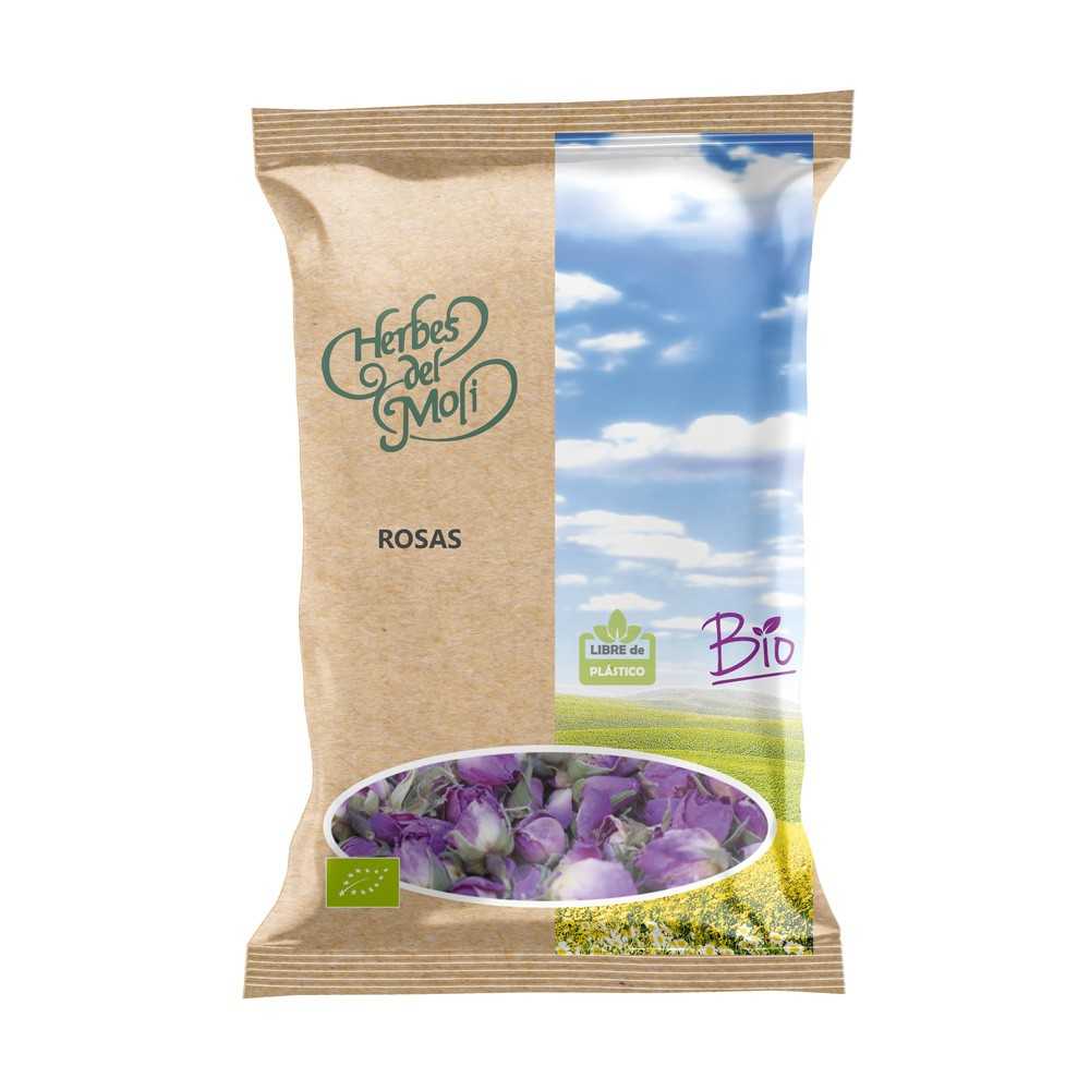 bolsa de Flores de rosa ecológicas en envase de 35g