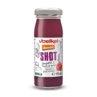 Shot de jengibre y frutos rojos ecológico en envase de 95ml