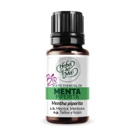 Botella de aceite esencial de menta piperita de 10 ml de la marca herbes del moli