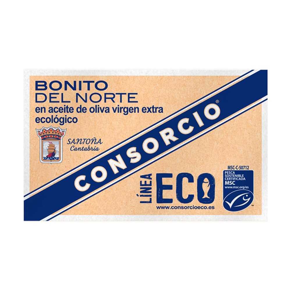 Lata de Bonito del Norte en AOVE ecológico Consorcio 111g