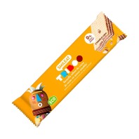 Packaging de Barquillo Relleno De Crema De Cacao Eco 30Gr Smileat