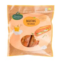 paquete de dos baguetinas de trigo sarraceno sin gluten
