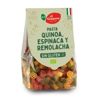 pasta tricolor sin gluten El Granero