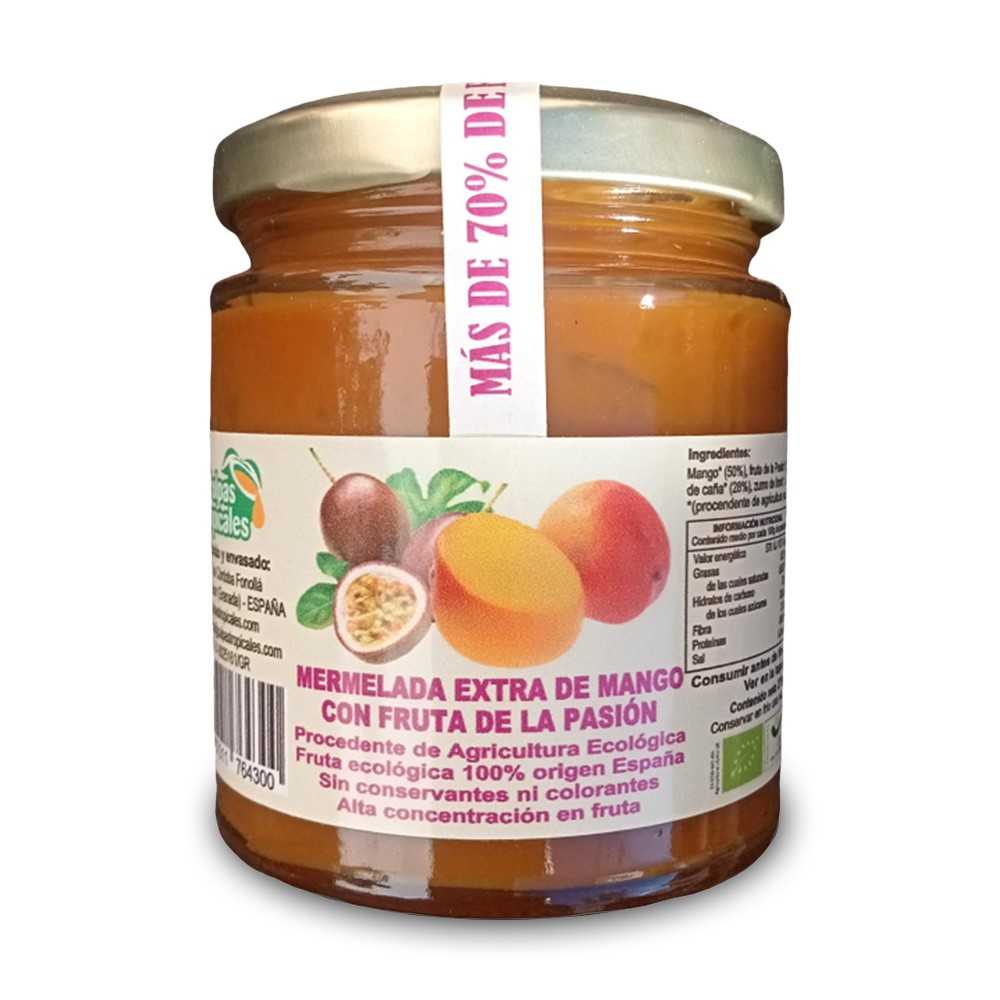 mermelada mango fruta pasión bio