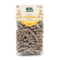 paquete de fusilli de avena integral ecológico