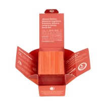 caja abierta champú sólido purificante