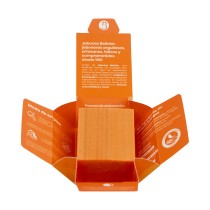 caja abierta champú sólido en pas tilla