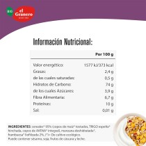 información nutricional Muesli Crujiente Con Frutos Rojos
