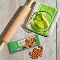 puesta en escena Barrita vegana sin gluten con canela