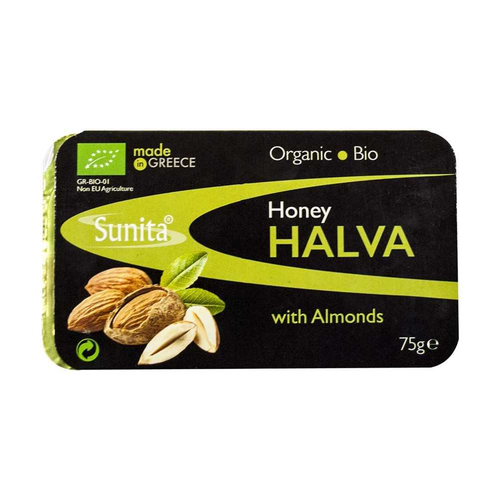 Halva Con Miel Y Almendras Eco 75g Sunita