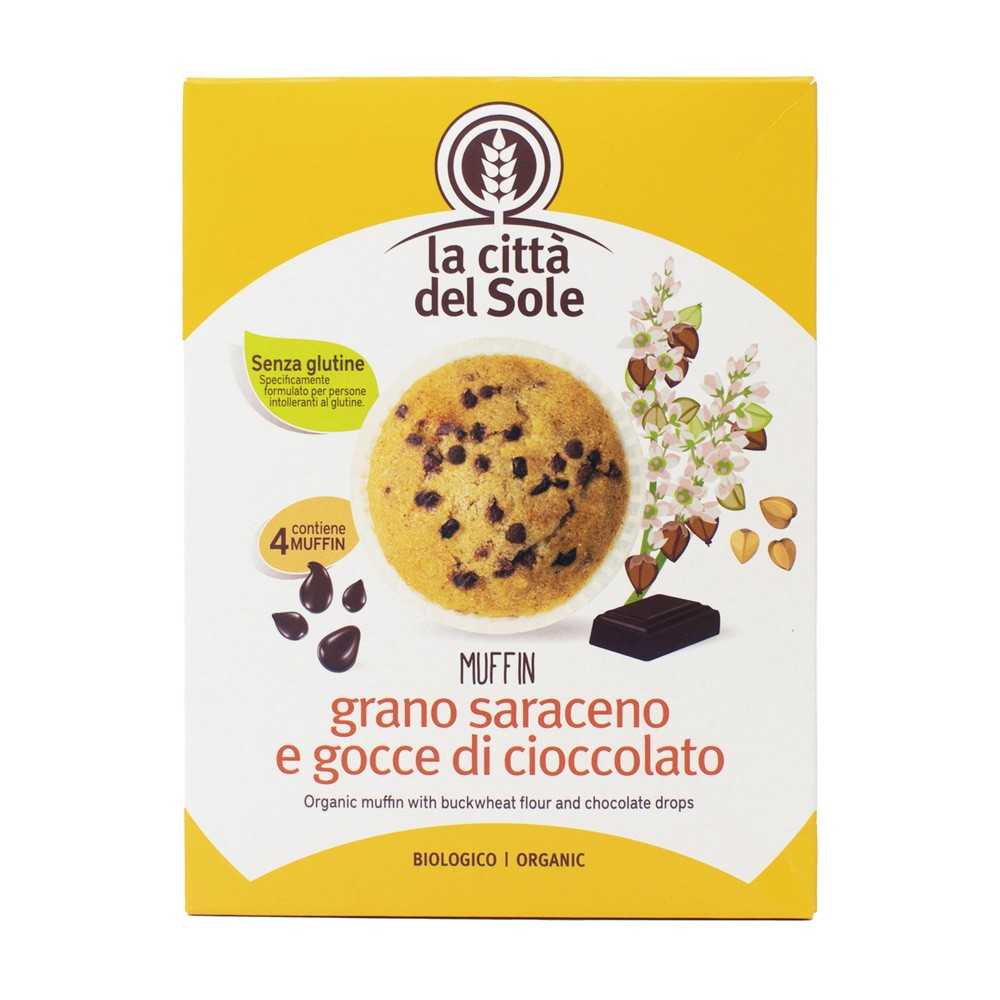 Magdalenas Sarraceno Chips De Chocolate 180g Eco La Città del Sole