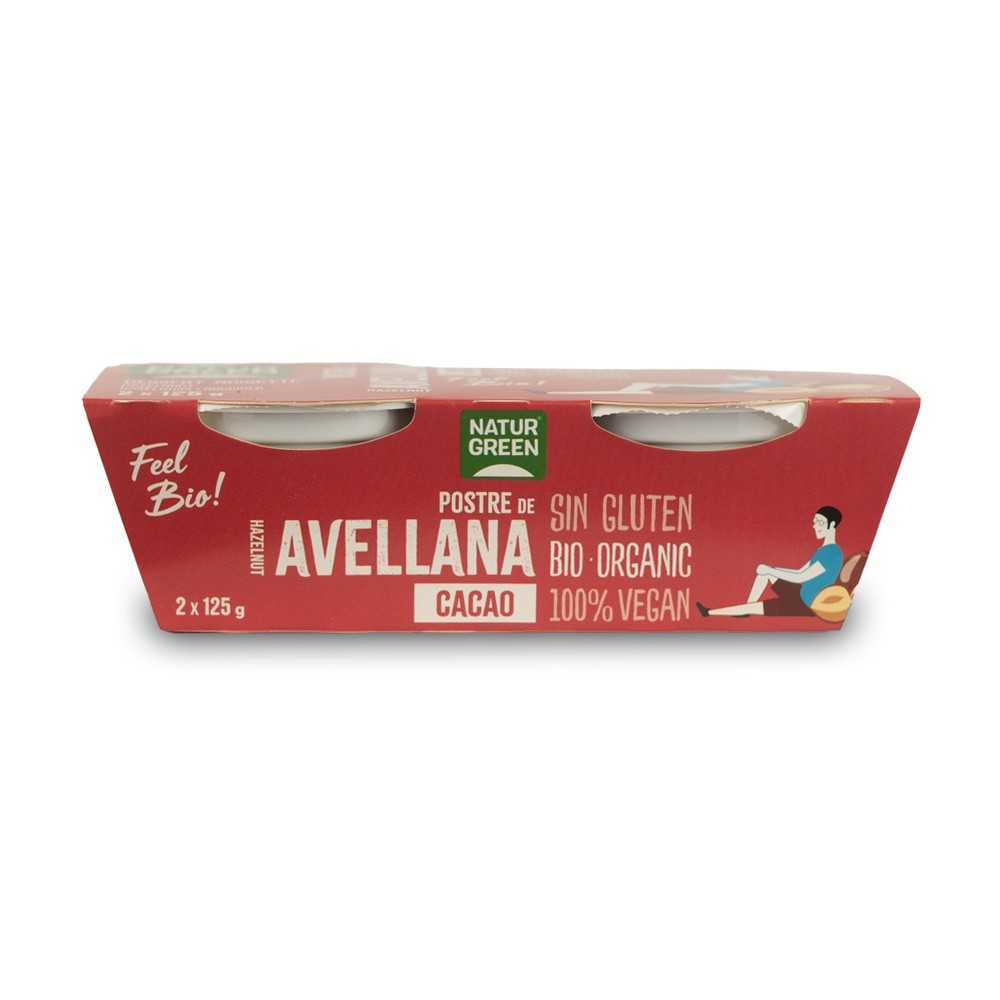 Postre De Avellana Y Cacao 125g Eco Naturgreen
