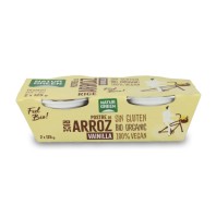 Postre ecológico de arroz con vainilla