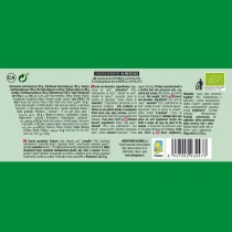 información nutricional y certificado ecológico Postre de almendra ecológica NaturGreen