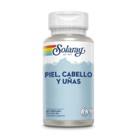 envase Piel Cabello Uñas Solaray 60 cápsulas