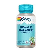 Cápsulas de Female Balance Solaray en envase original