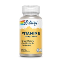 Frasco de Vitamina E Solaray 50 perlas