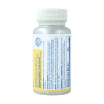 etiqueta de Zinc con calabaza Solaray vista trasera