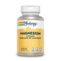 Envase de Magnesium Solaray 90 cápsulas vegano