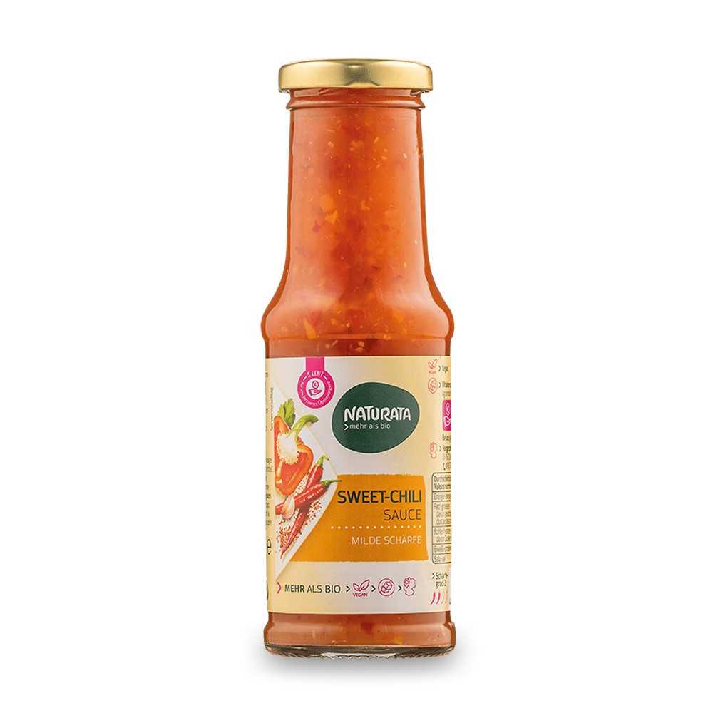 Botella de salsa dulce y picante eco Naturata