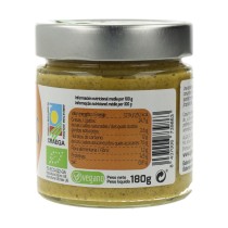 etiqueta Tarro de paté vegano bio con wakame y cúrcuma