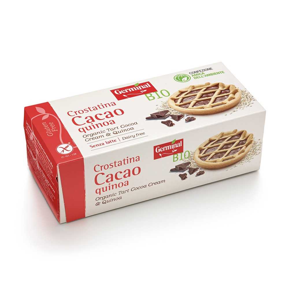 Envase de tartaletas ecológicas de cacao y quinoa Germinal