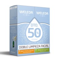 Pack Doble Limpieza Weleda con aceite y gel eco