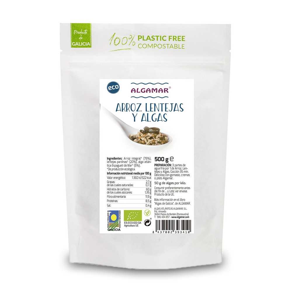 Paquete de arroz con algas ecológico Algamar