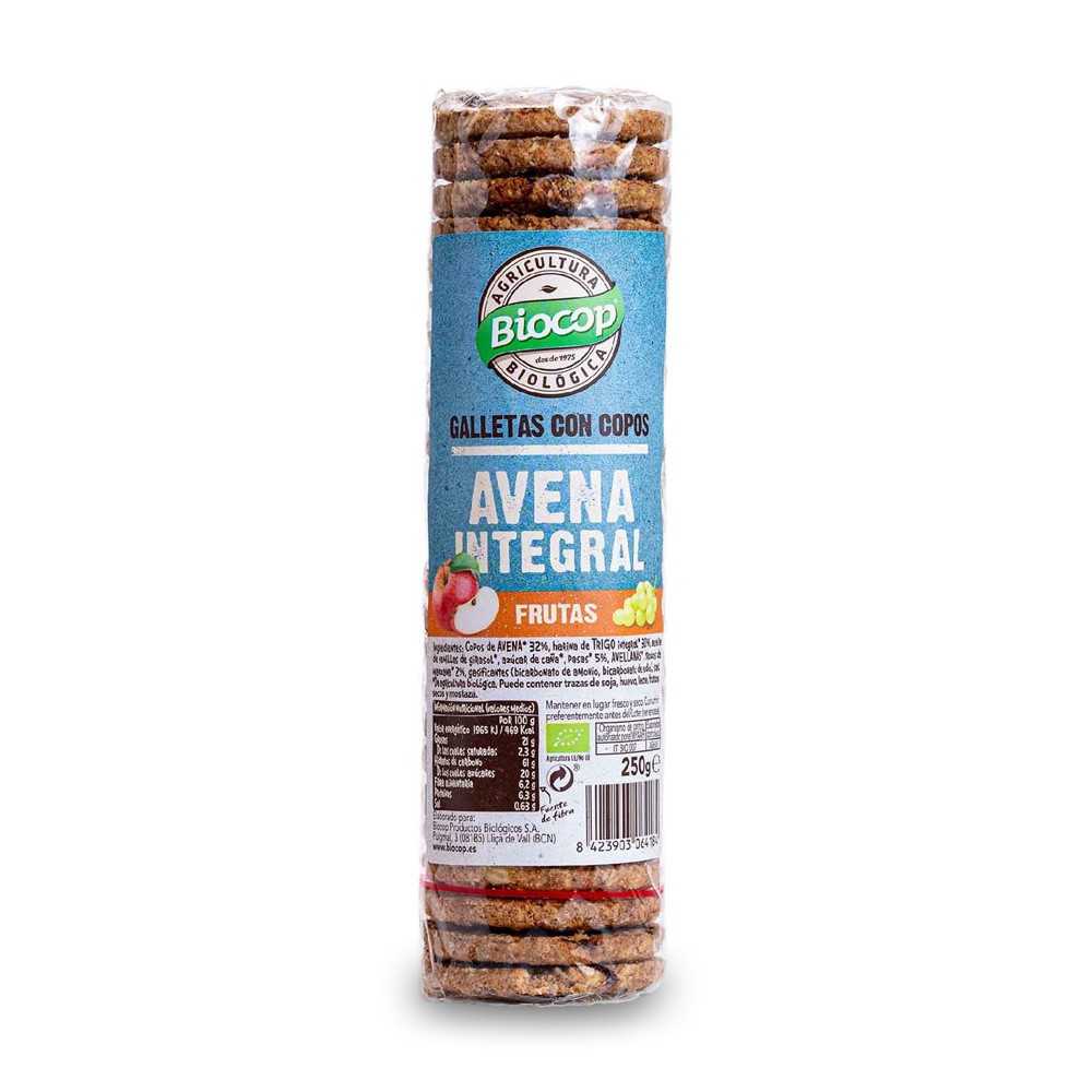 Galletas de copos de avena y frutas 250g eco Biocop