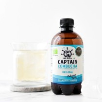 presentación en vaso Kombucha Original 400ml Captain