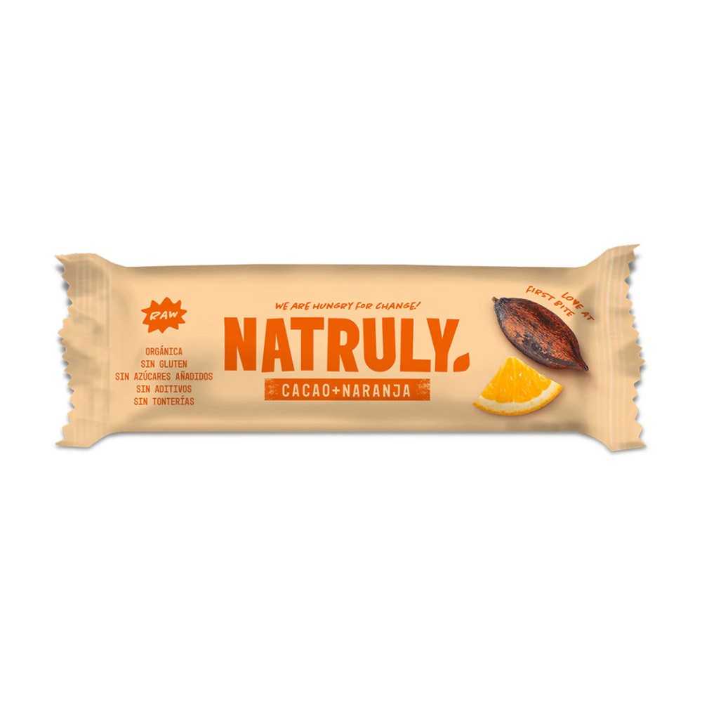 Barrita de cacao y naranja eco 40g Natruly