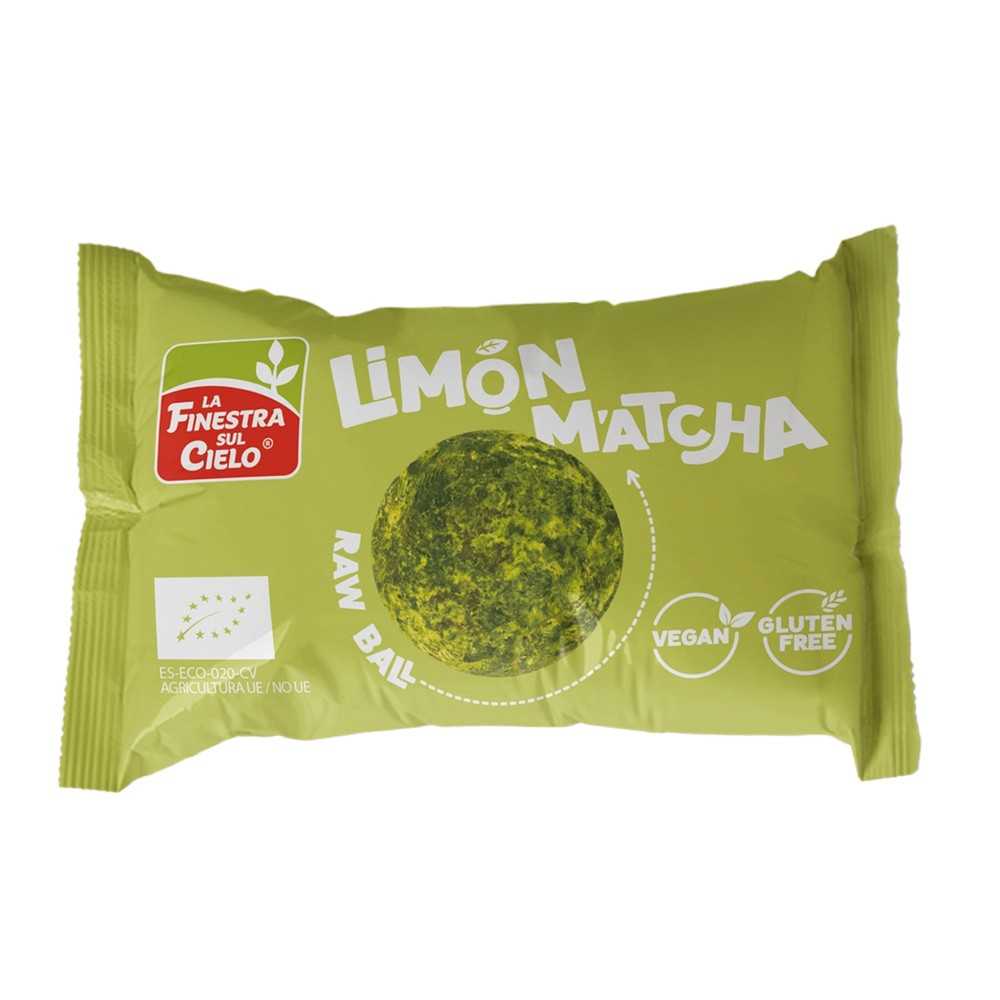 Energy Ball Matcha Limón ecológica sin gluten La Finestra