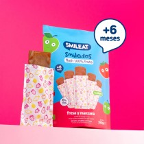 Smilado fresa y manzana 5x50g eco polos Smileat