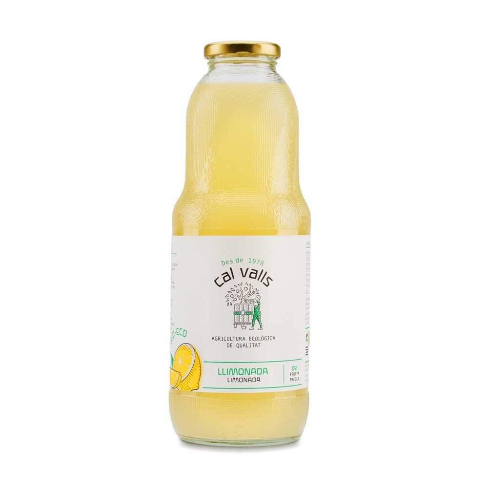 Botella de limonada ecológica Cal Valls 1L