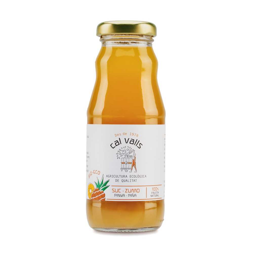 Botella de zumo ecológico piña Cal Valls