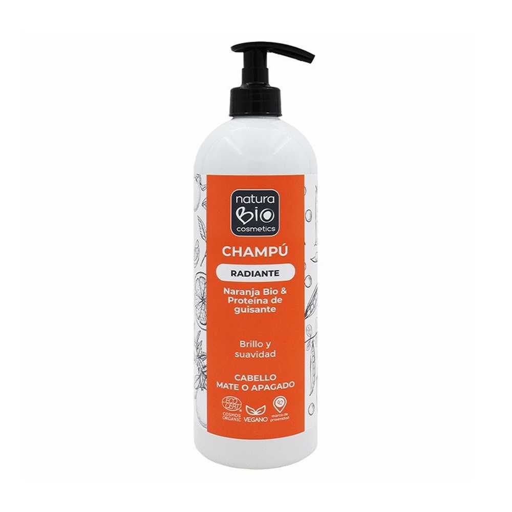 Champú radiante naranja y guisante 740ml eco NaturaBIO Cosmetics