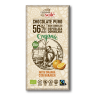 Chocolate 56% con Naranja Eco 100gr
