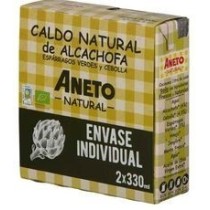 Caldo Natural Aneto Alcachofa Eco 2x330ml