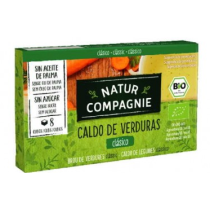 Pastillas de Caldo de Verduras Sin Levadura Eco 84gr Natur Compagnie