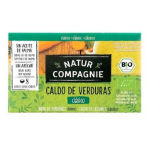 Pastillas de Caldo de Verduras Sin Levadura Eco 84gr Natur Compagnie