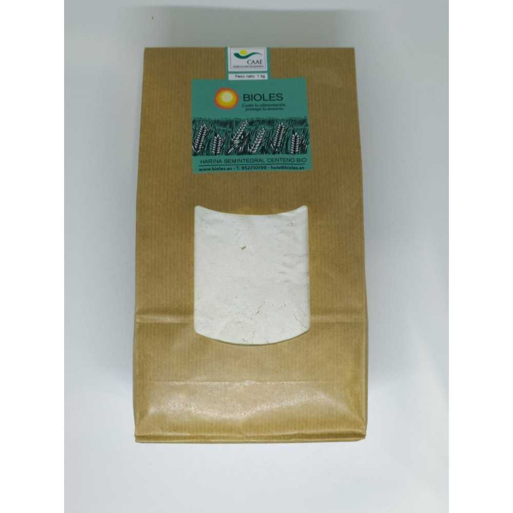 Harina Semiintegral de Centeno Eco 1Kg Bioles