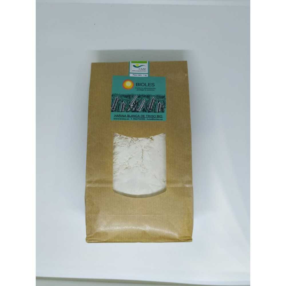 Harina Blanca de Trigo Eco 1Kg Bioles