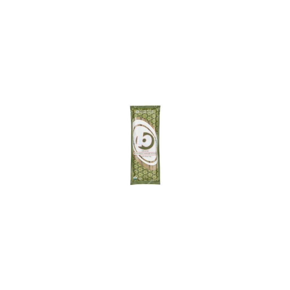 Pasta de Arroz Integral y Alga Wakame Eco 250gr King Soba