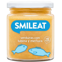 Verdura con lubina y merluza