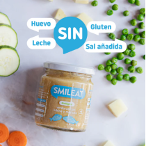 Verdura con lubina y merluza