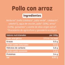 Pollo con arroz ecológico