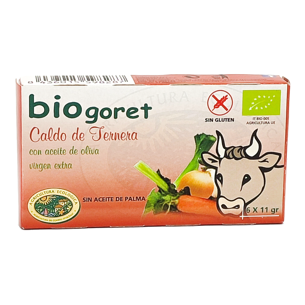 Caldo de Ternera en Cubitos Eco 66gr Bio Goret